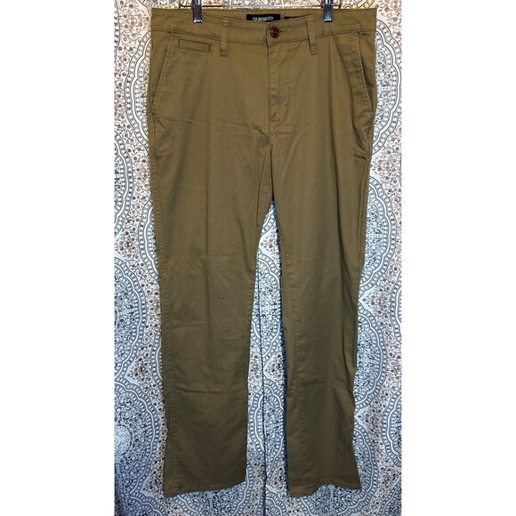 Quiksilver Mens Khaki Chino Pants Size 32 Regular Cotton Blend - Picture 2 of 11